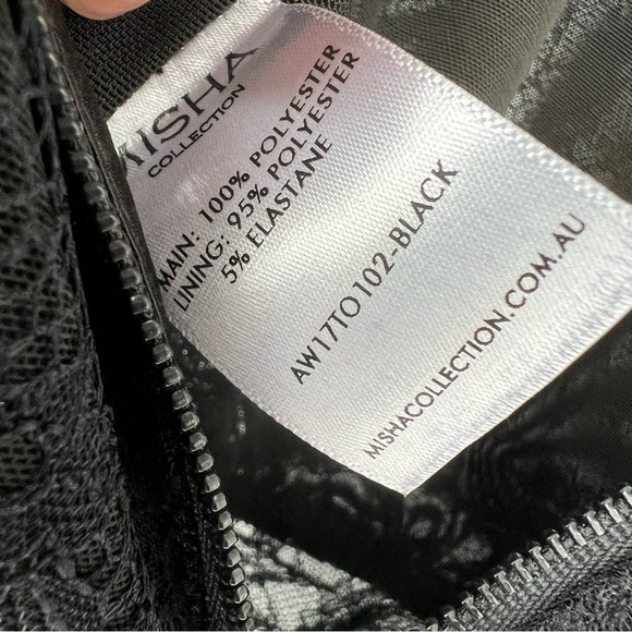 Misha Collection Lace Ruffle Trumpet Bell Sleeve‎ Blouse - Picture 12 of 16